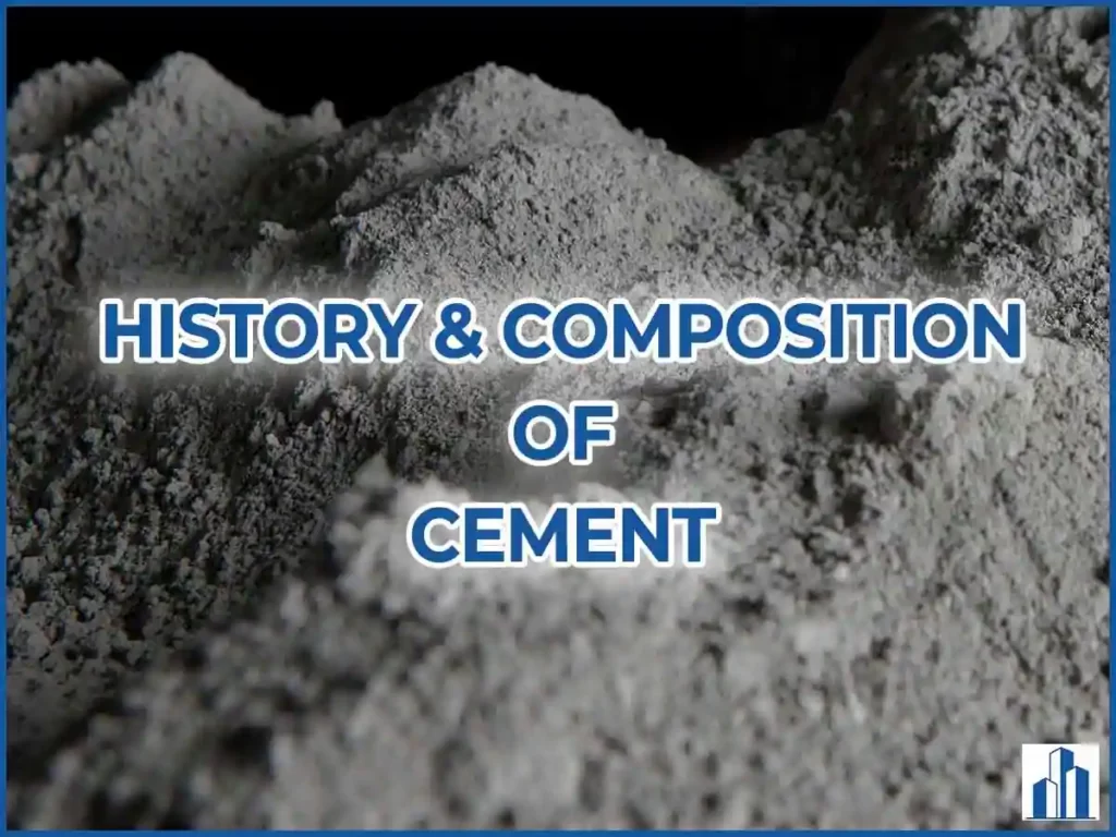History and chemical composition of cement