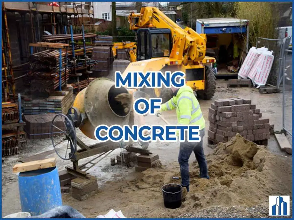 Mixing-of-concrete