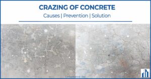What is crazing of concrete and how can we avoid it?