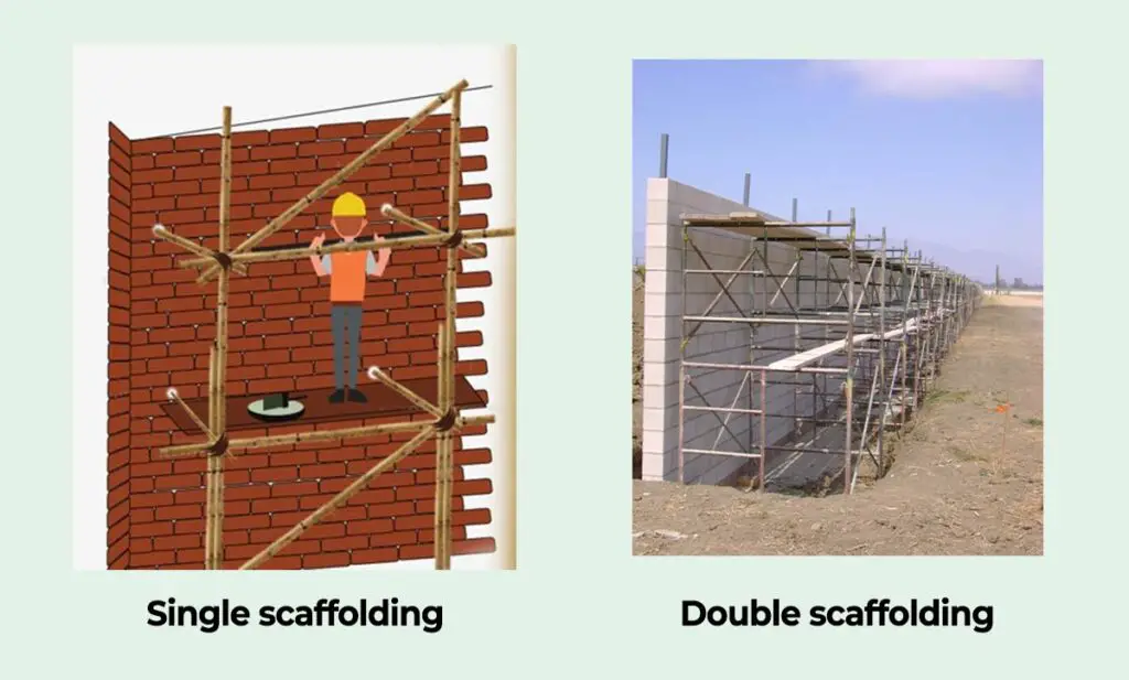 Single-scaffolding-and-double-scaffolding